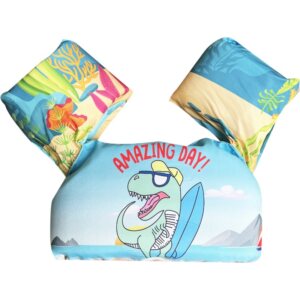 Dino Rex, Μπρατσάκια με θωρακική ενίσχυση (2-6 ετών), Θαλασσί, Queen Mother
